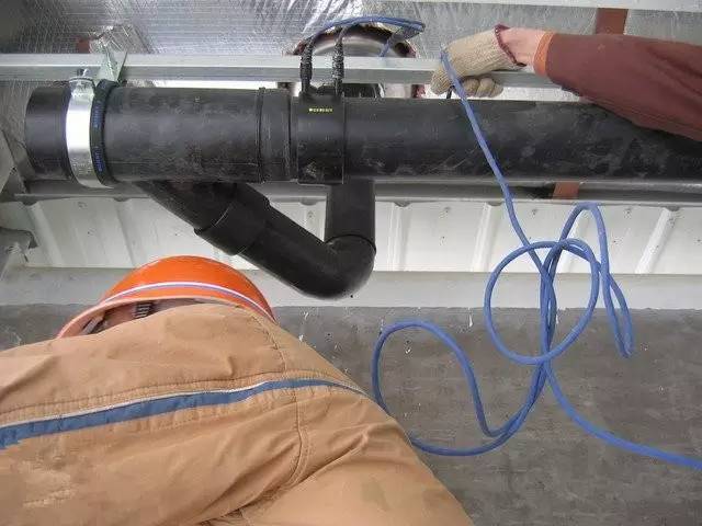 虹吸排水系统的电熔管件焊接注意事项插图